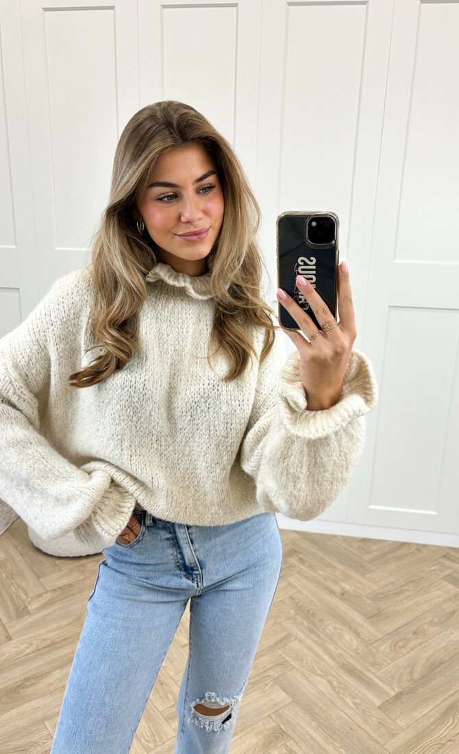 Trui Brianna licht beige