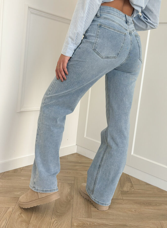 Wide leg jeans Rianna blauw