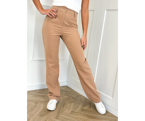 Pantalon Esther nude I Broek pak - Famous Store
