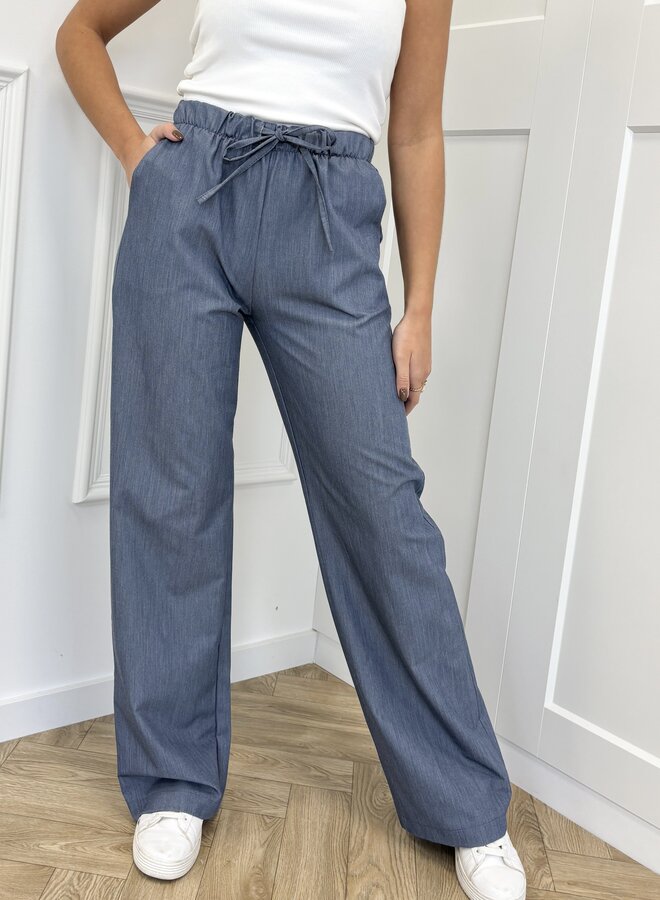 Broek Saar denim blauw