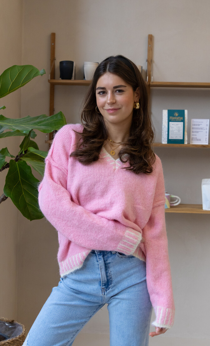 Trui Maddie roze