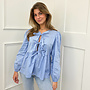 Blouse Hazel blauw