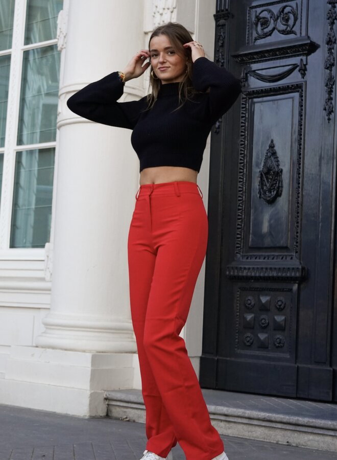 Pantalon Esther rood