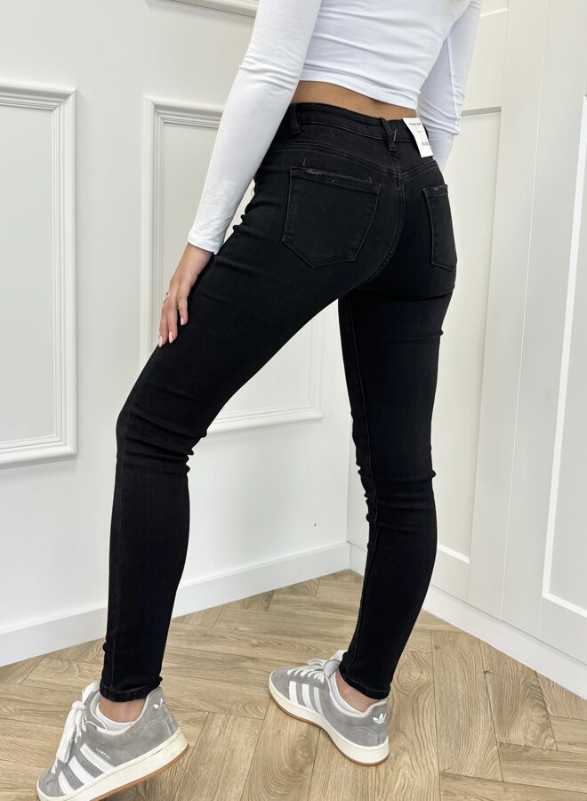 Skinny jeans Demi zwart