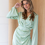 Satin dress Sofie mint