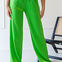 Satin broek Tess groen