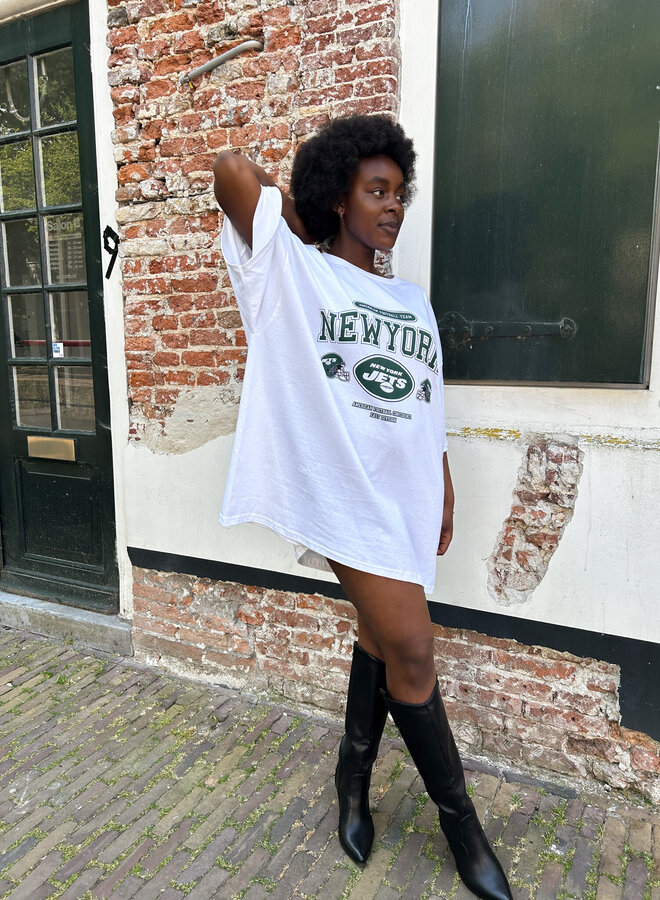 T-shirt dress New york wit