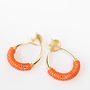 Oorbel Alexia oranje