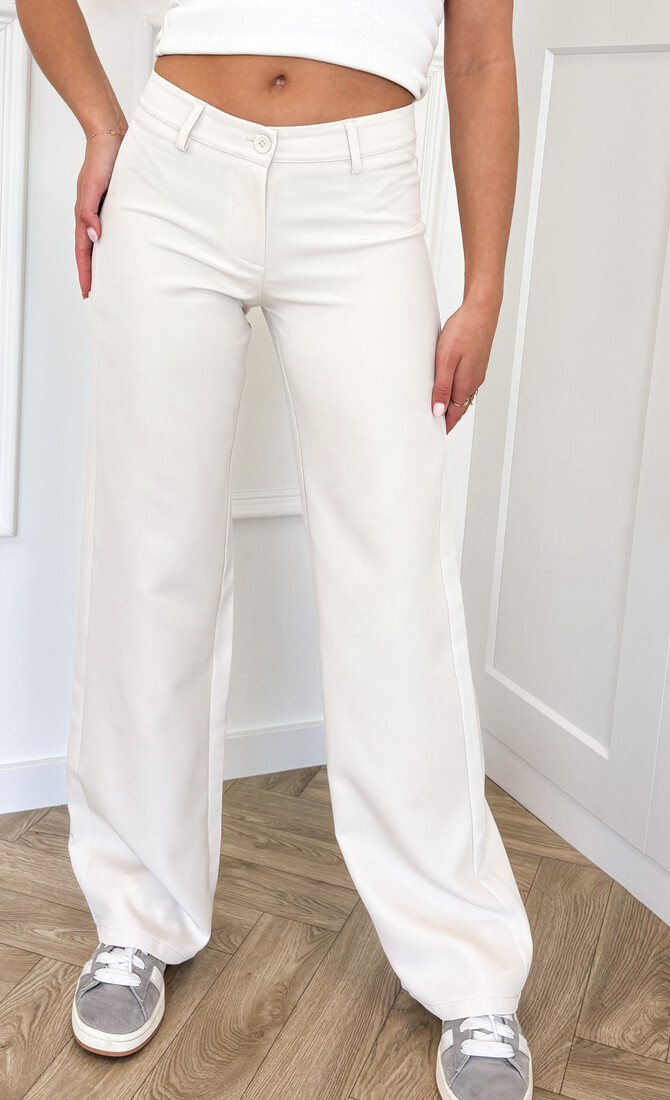 Low waist pantalon Anouk beige