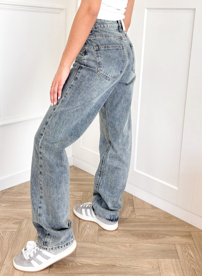 Straight leg  jeans Rachel donkerblauw