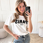 T-shirt Paris wit
