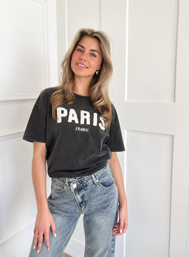 T-shirt Paris grijs