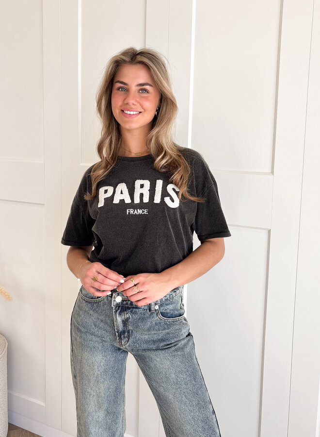 T-shirt Paris grijs