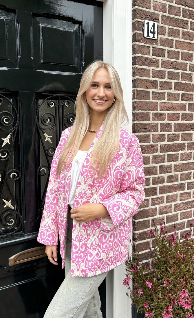 Jas Doortje roze