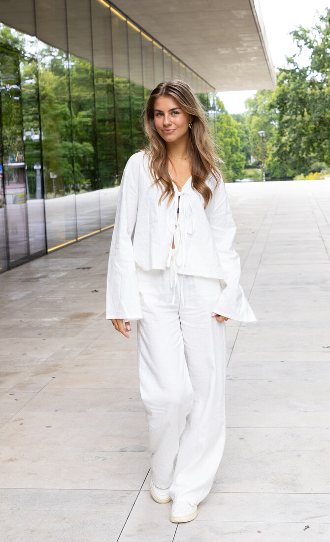 Linnen Blouse Loïs wit