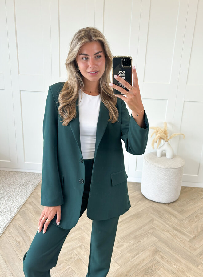 Blazer Esther donker groen