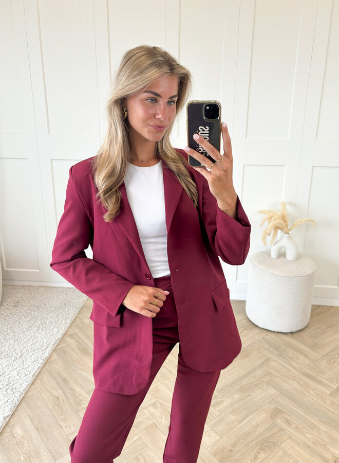 Blazer Esther ruby