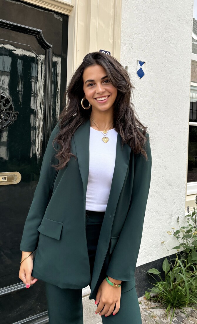 Blazer Esther donker groen