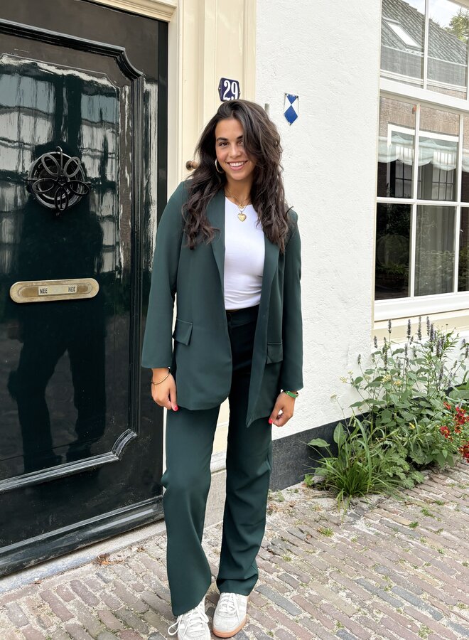 Pantalon Esther donker groen