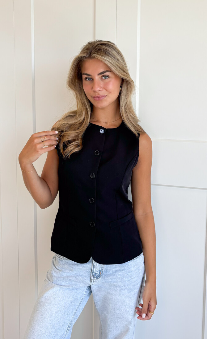 Gilet Layla zwart