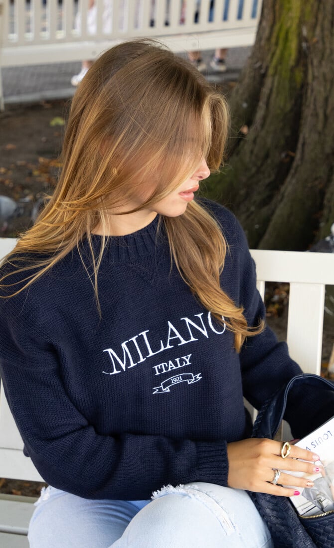Trui Milano blauw