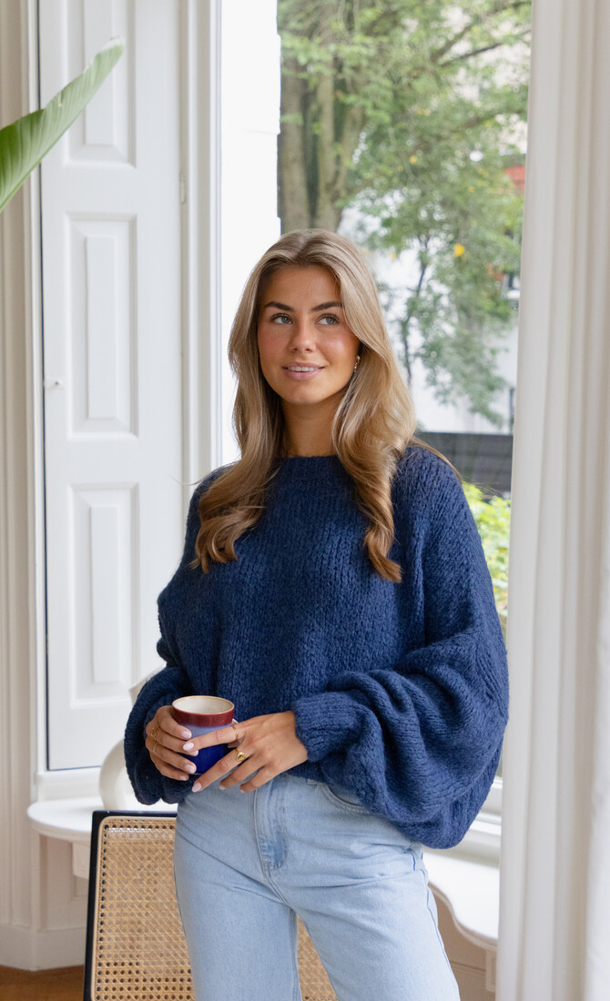 Trui Ella donkerblauw