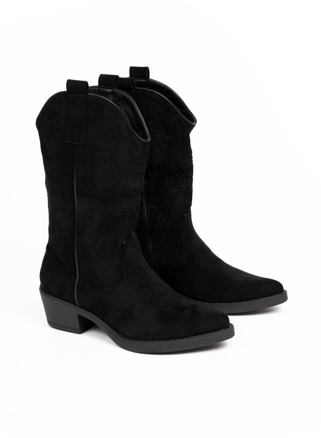 Cowboy laars Lana zwart MAAT 36-37