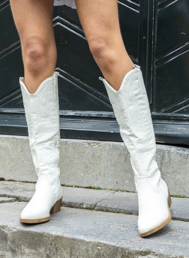 Cowboy laars Valerie wit MAAT 36-37