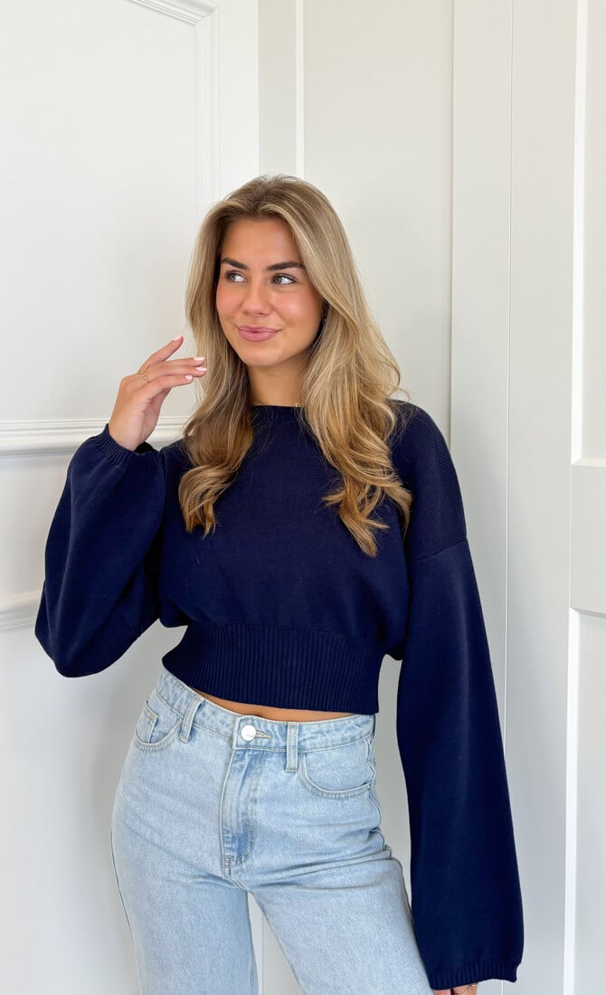 Trui June blauw
