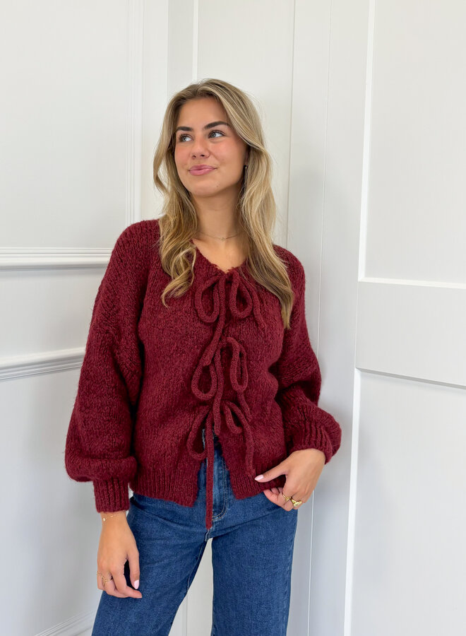 Vest Laila bordeaux