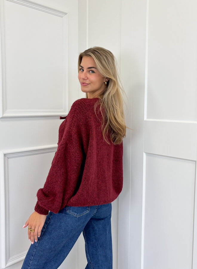 Vest Laila bordeaux