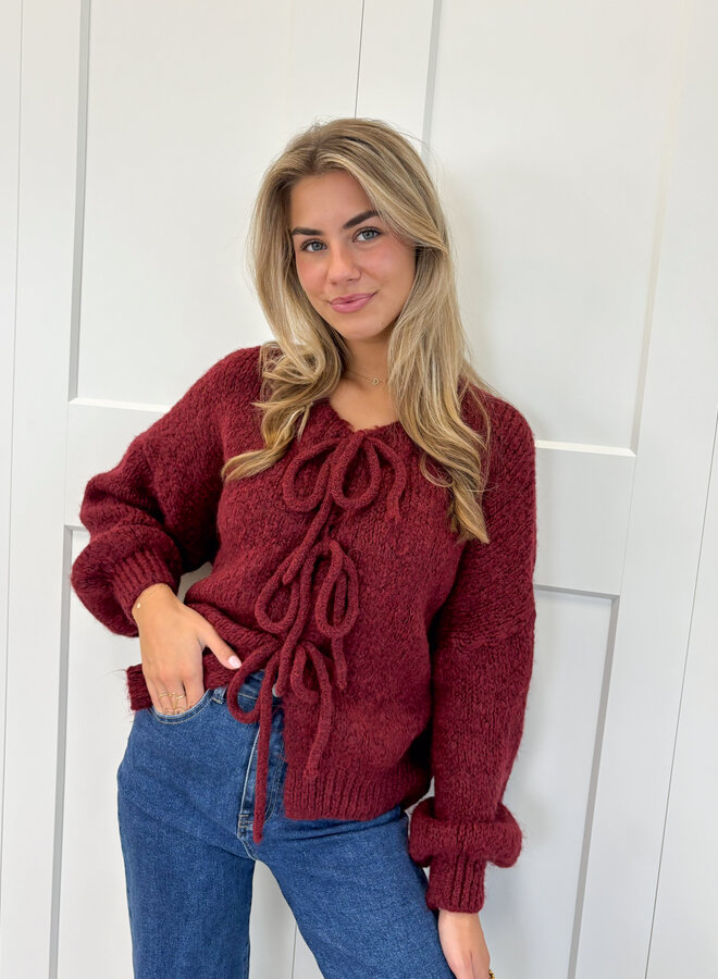 Vest Laila bordeaux