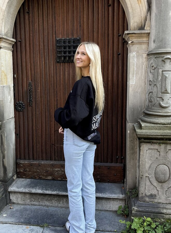 Sweater Espresso martini zwart