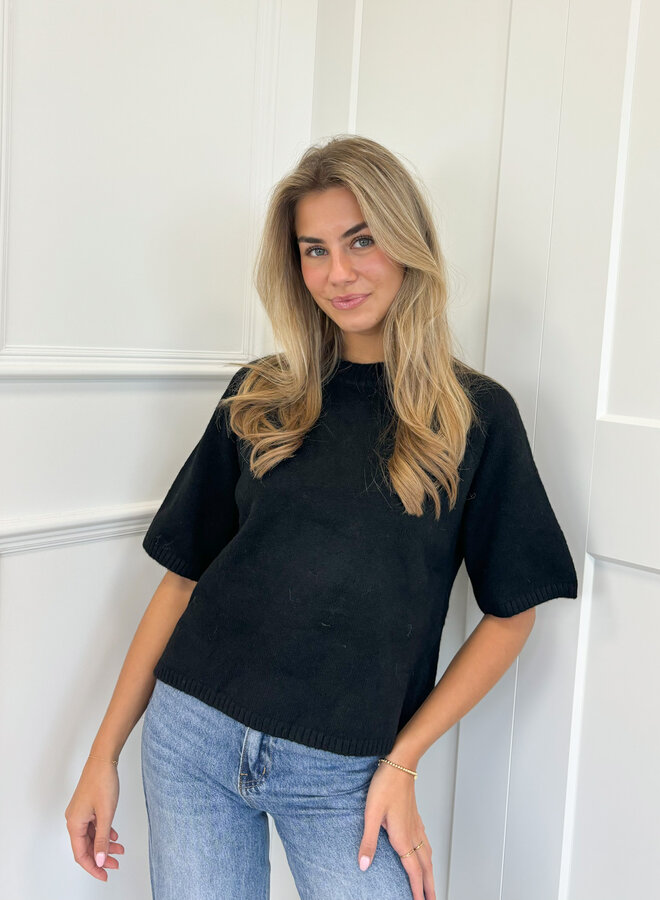 Knit top Kendal zwart