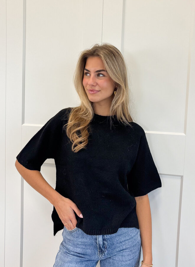 Knit top Kendal zwart
