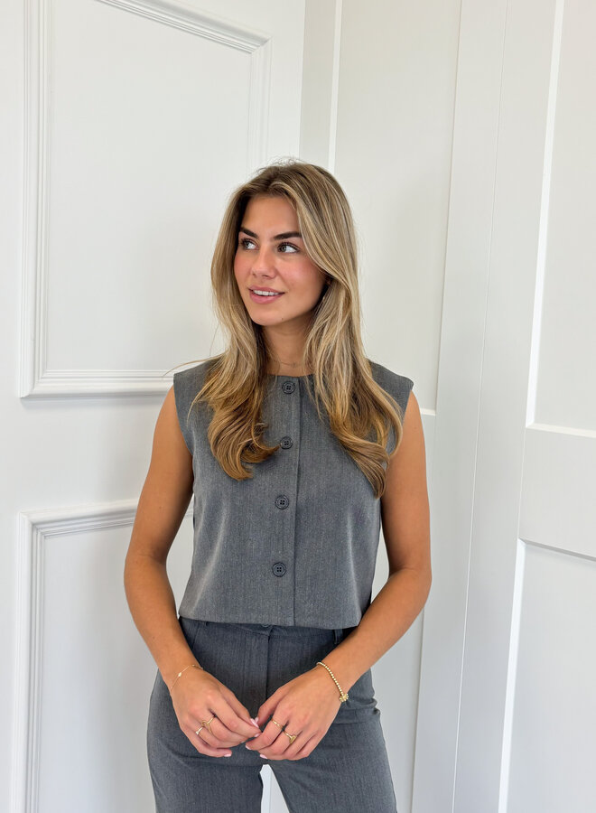 Gilet Alyssa grijs