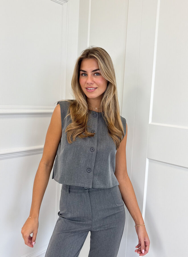 Gilet Alyssa grijs