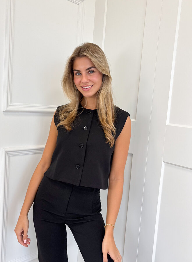 Gilet Alyssa zwart