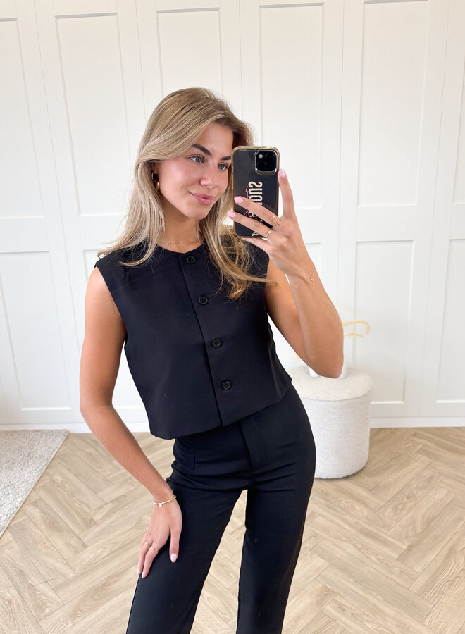 Gilet Alyssa zwart