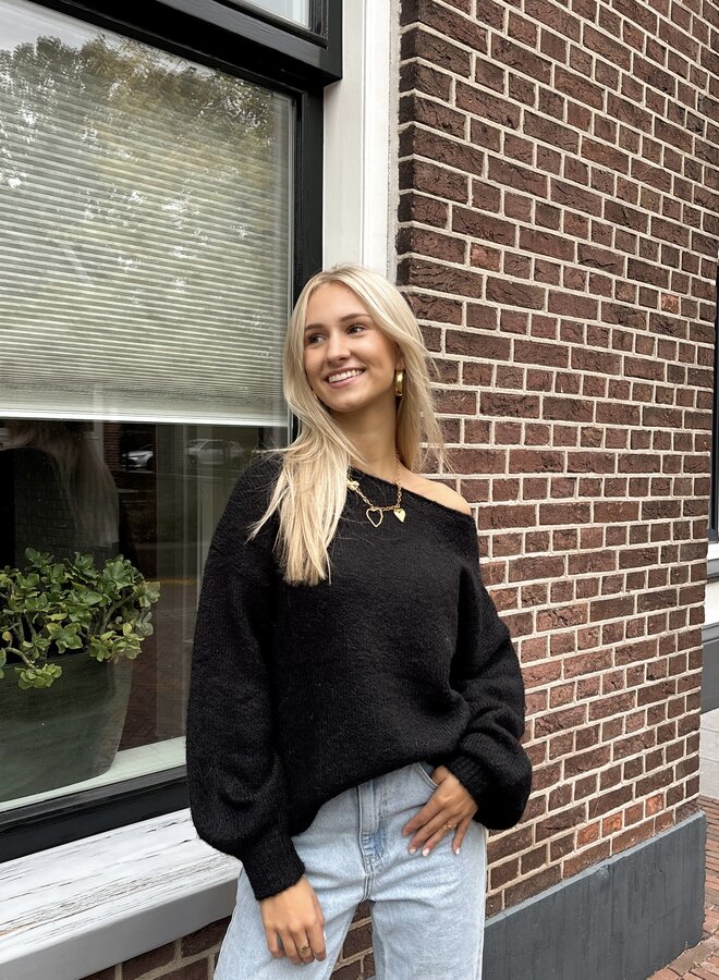 Trui Taylor zwart