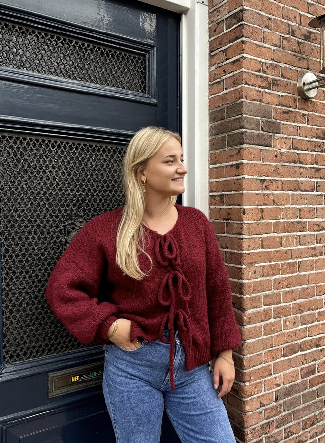 Vest Laila bordeaux