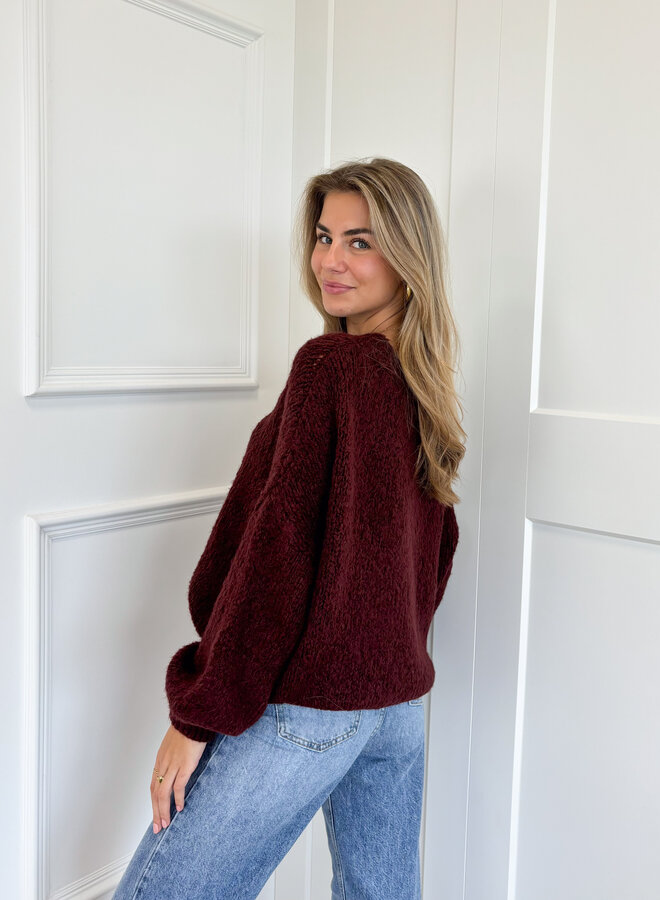 Trui Ella bordeaux
