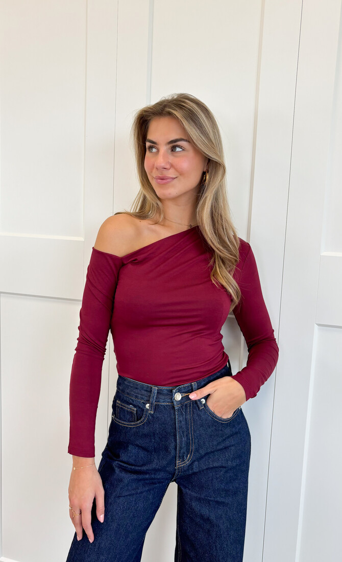 Top Adison bordeaux