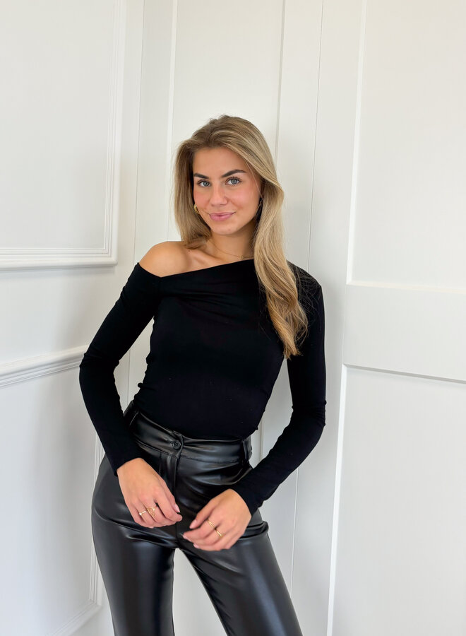 Top Adison zwart