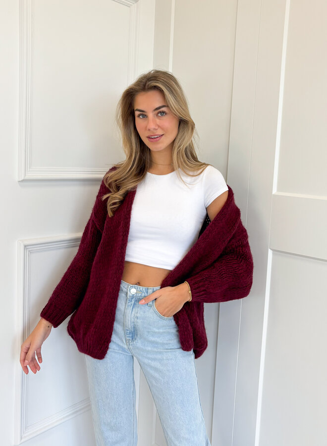 Vest Chiara bordeaux