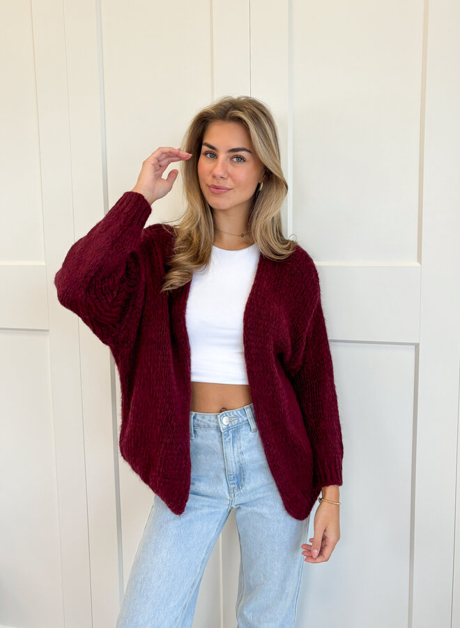 Vest Chiara bordeaux