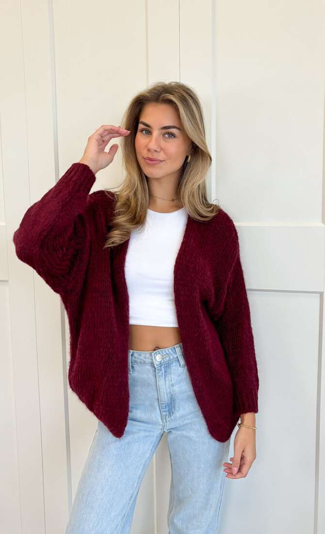 Vest Chiara bordeaux