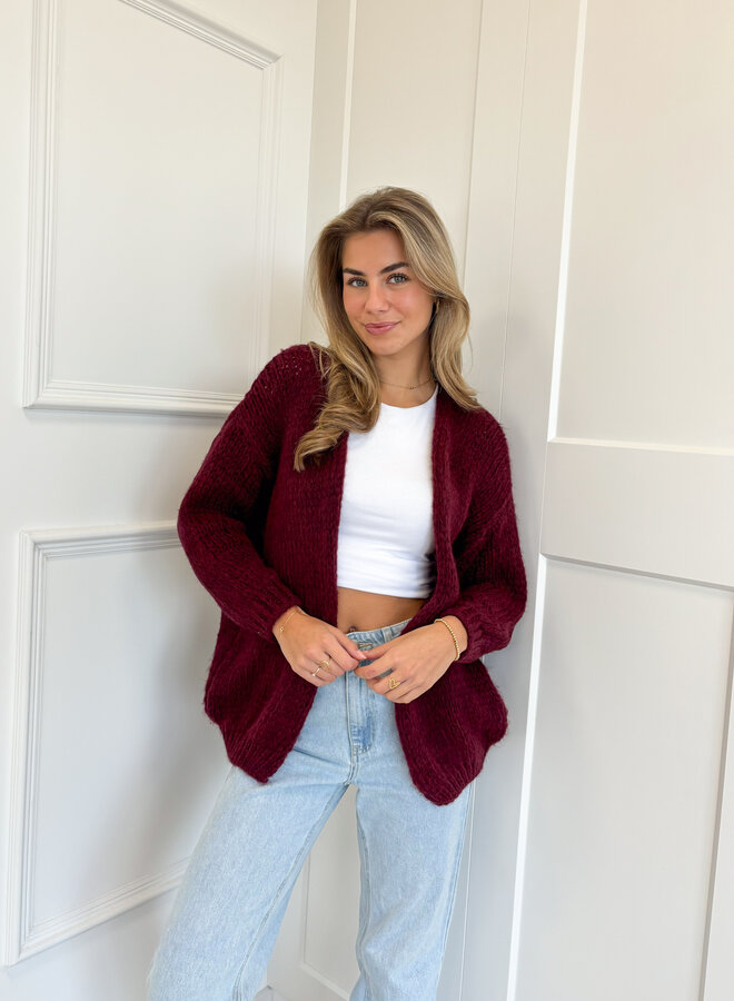 Vest Chiara bordeaux