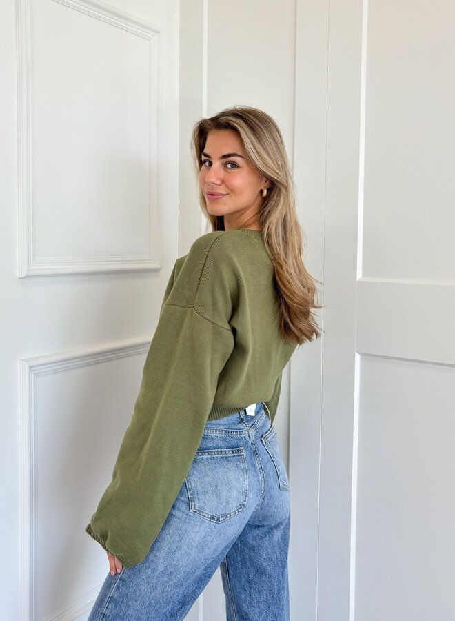 Trui June groen