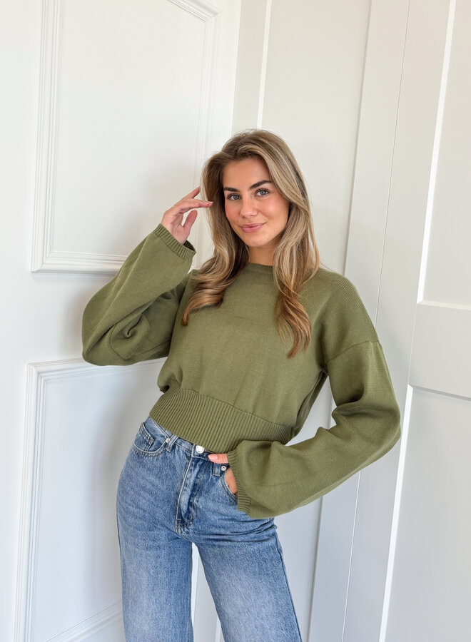 Trui June groen